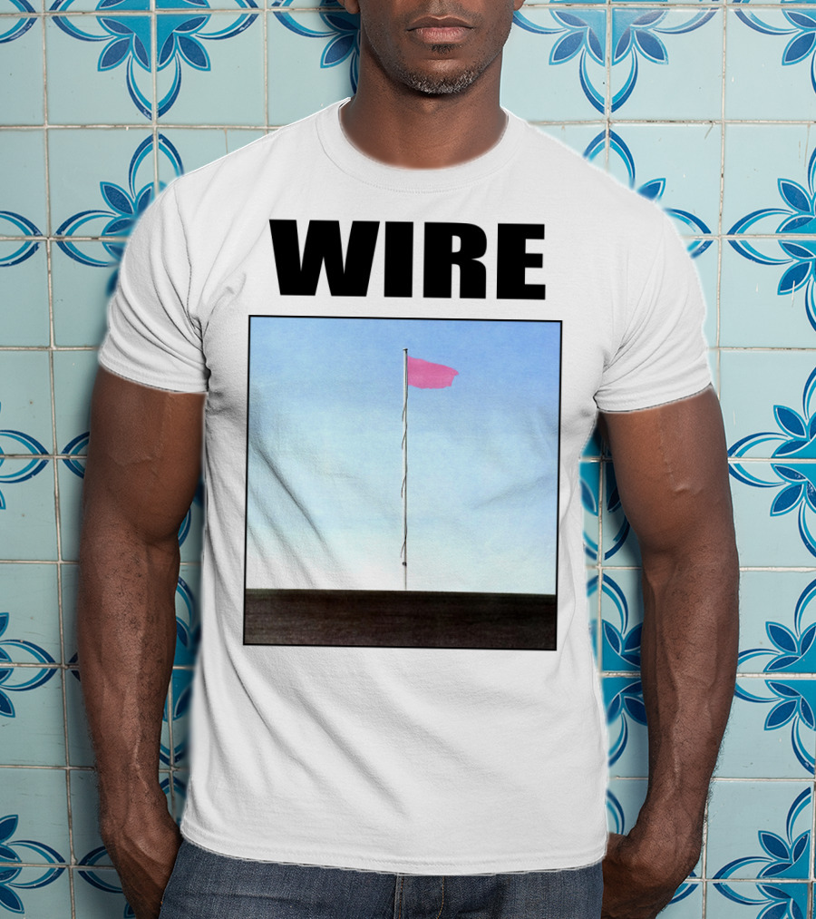 Wire Pink Flag Iconic Album Cover T-Shirt