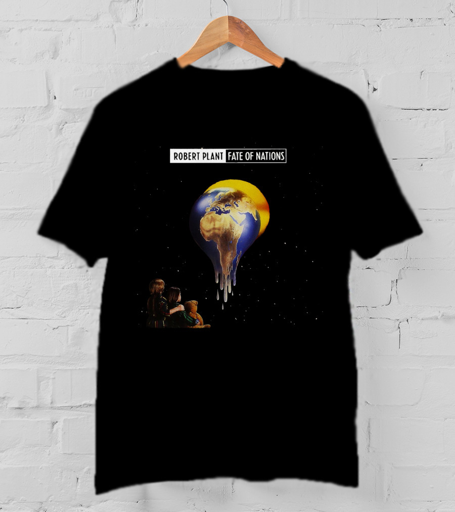 Robert Plant Fate Of Nations Melting Earth T-Shirt