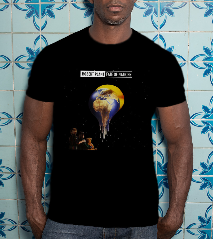 Robert Plant Fate Of Nations Melting Earth T-Shirt