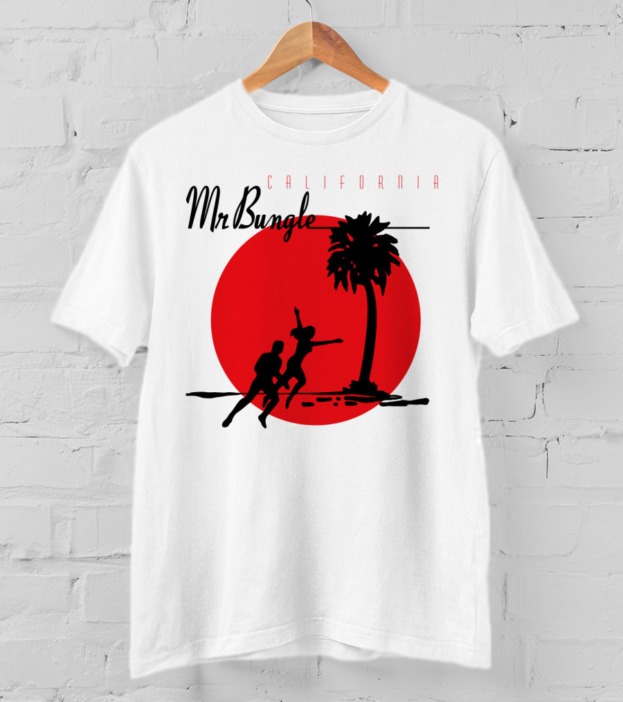 Mr Bungle California Palm Silhouette Red Sun T-Shirt