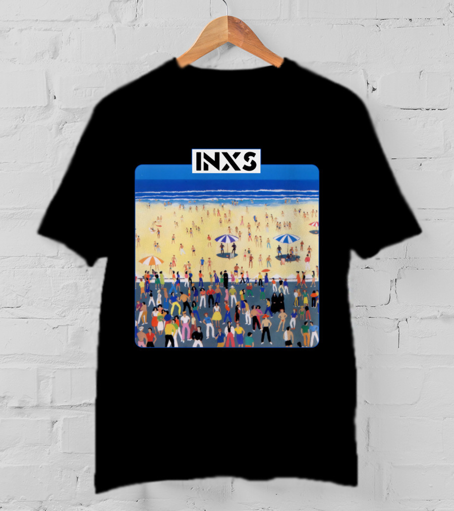 INXS Bondi Beach Crowd T-Shirt
