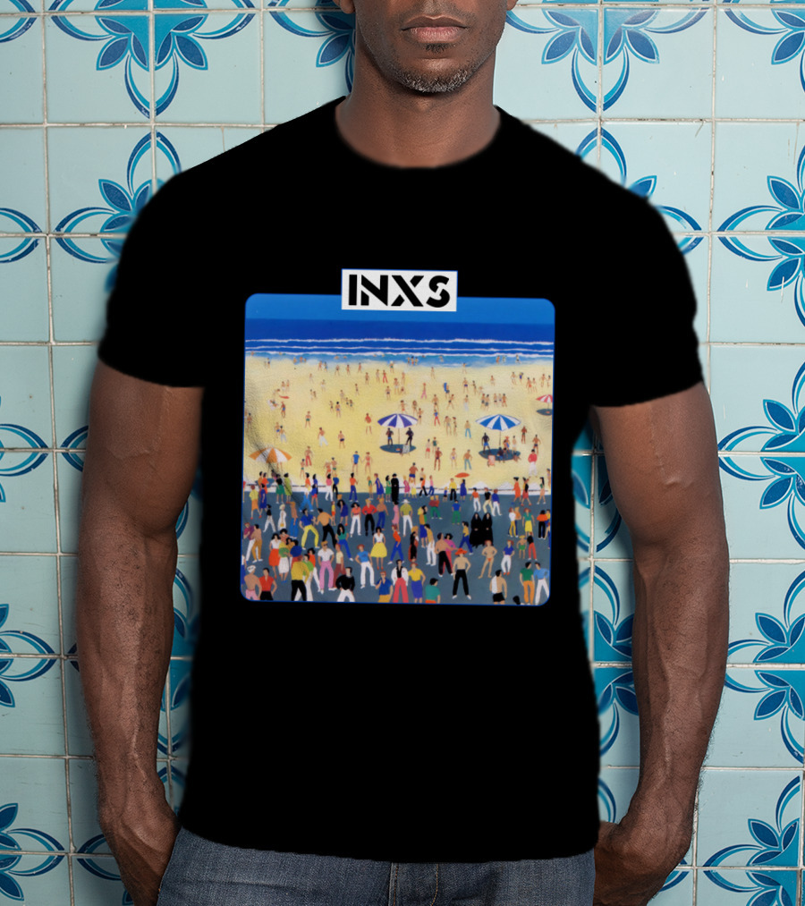 INXS Bondi Beach Crowd T-Shirt