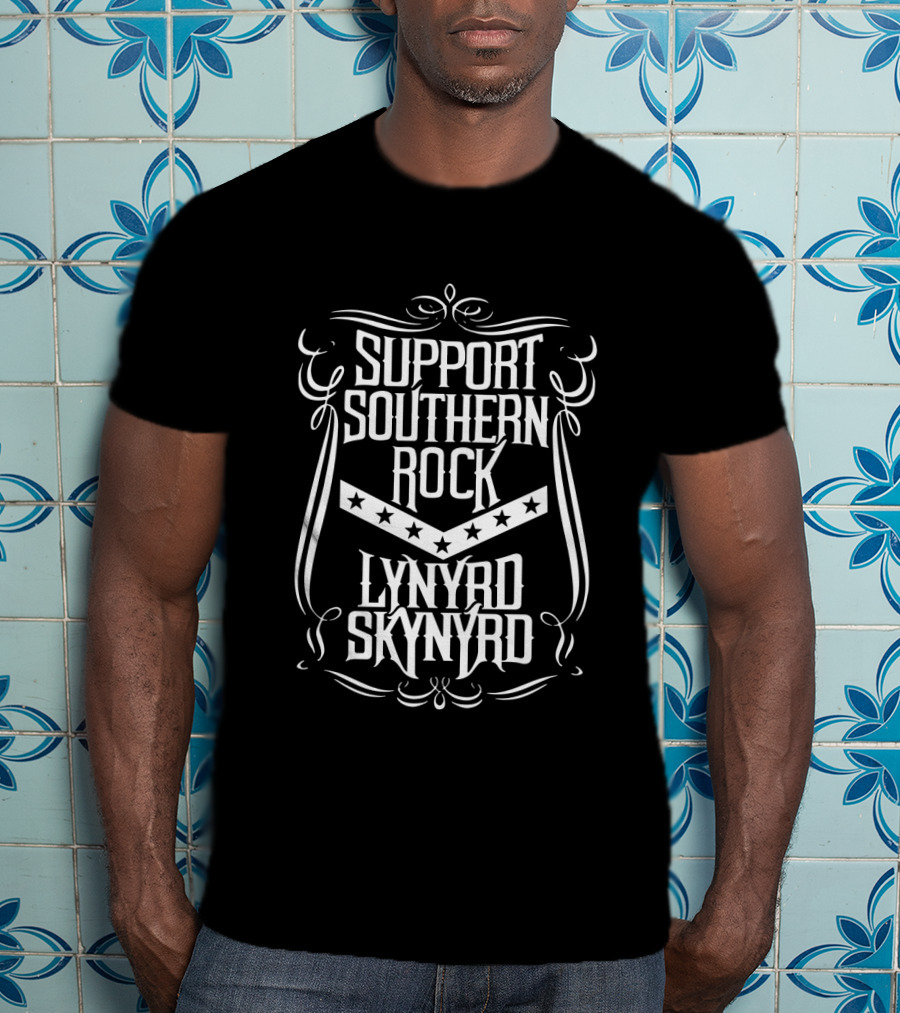 Support Southern Rock Lynyrd Skynyrd T-Shirt