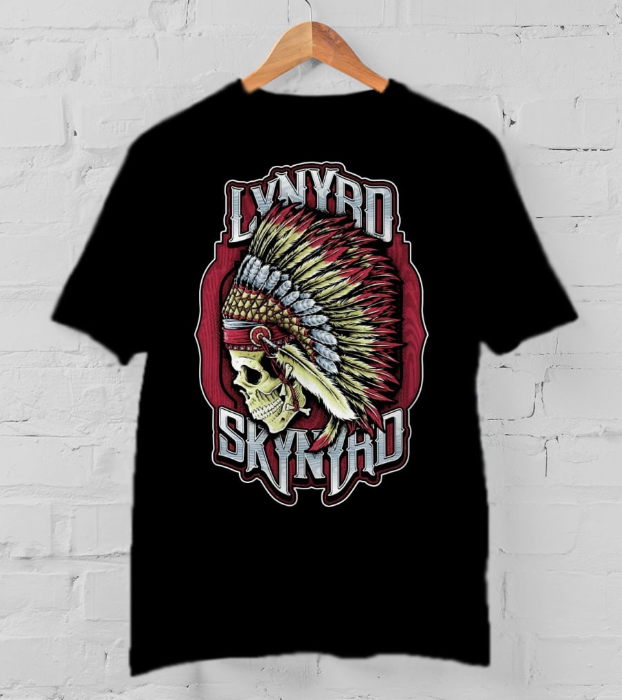 Lynyrd Skynyrd Indian Skull Headdress T-Shirt