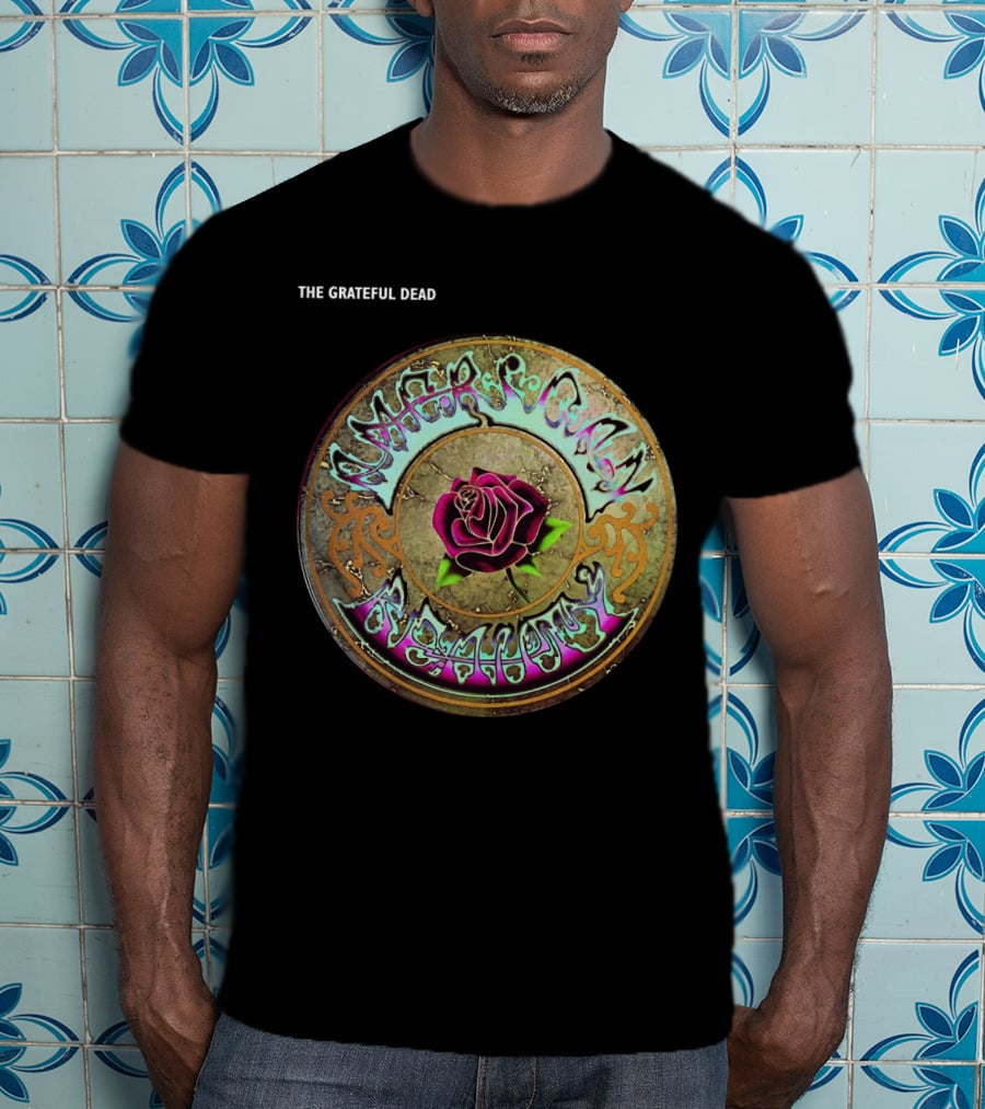 The Grateful Dead American Beauty Rose Circle T-Shirt