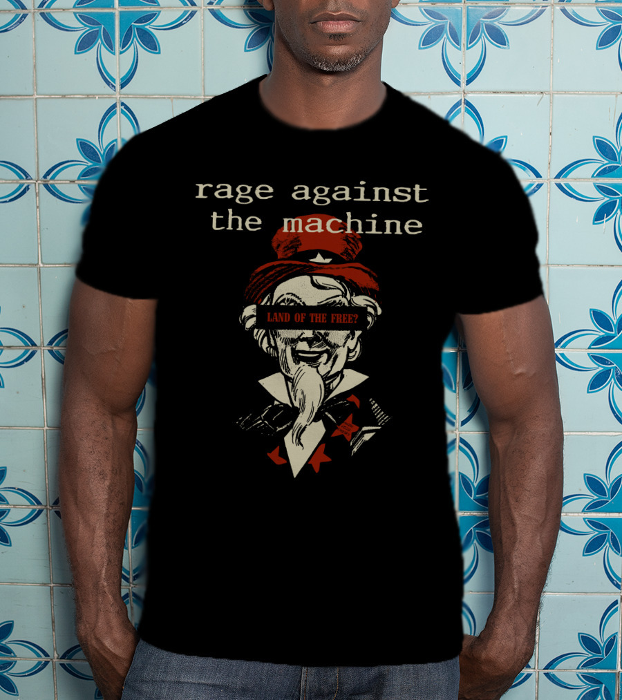 Rage Against The Machine Land Of The Free? Uncle Sam T-Shirt