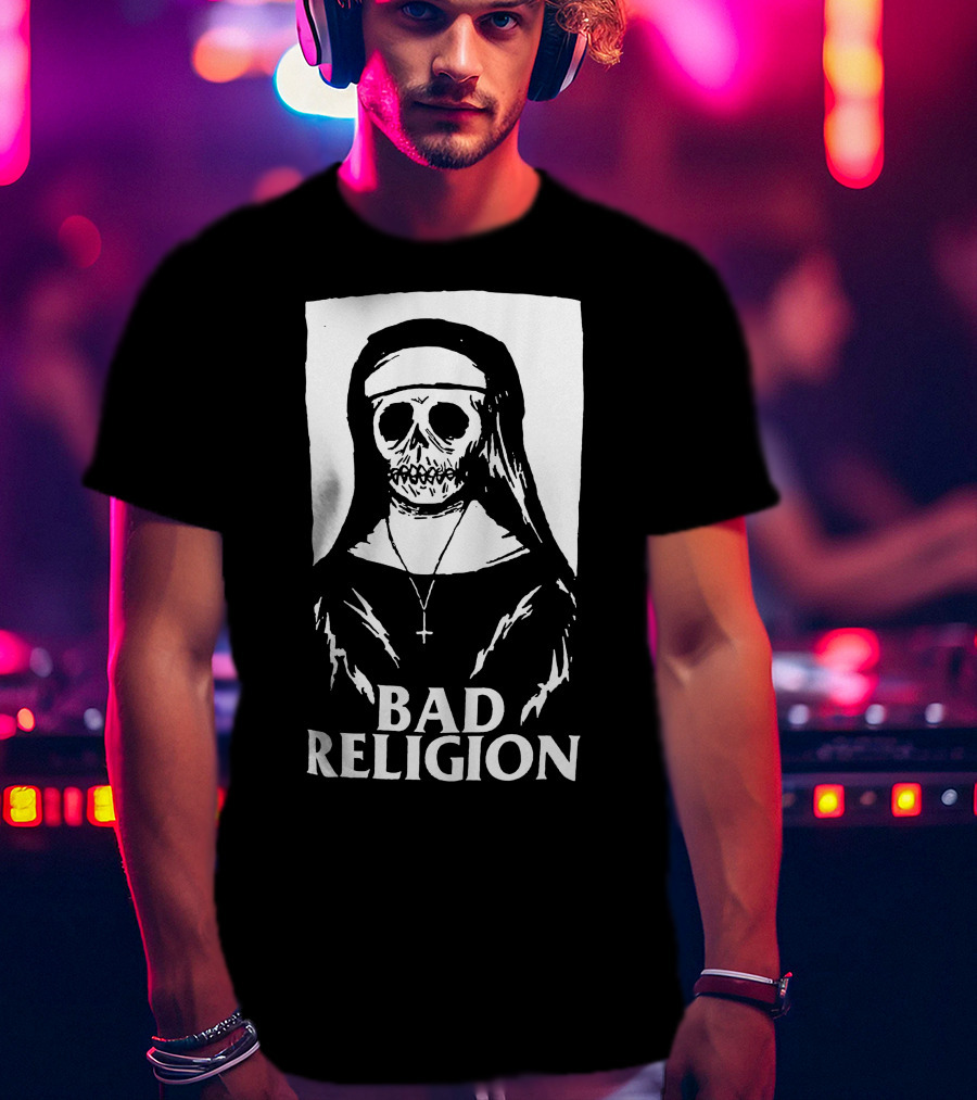 Bad Religion Skull Nun T-Shirt