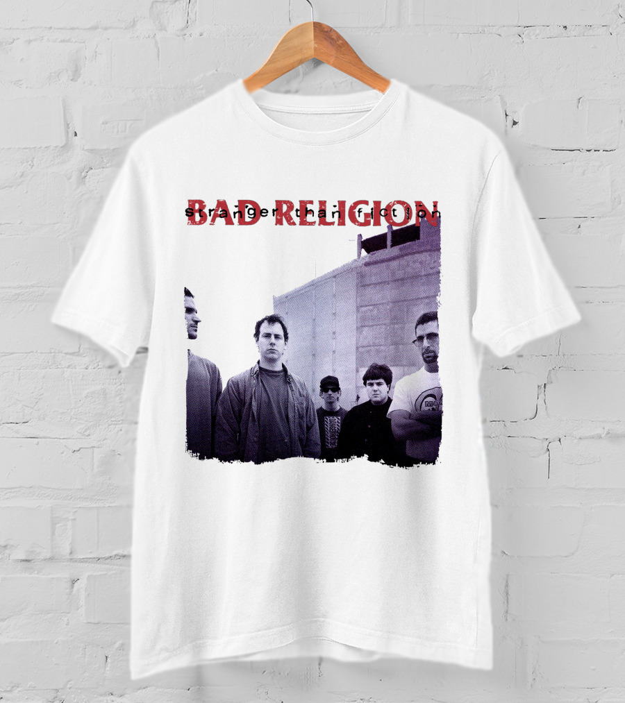 Bad Religion Band Photo На Тёмном Фоне T-Shirt