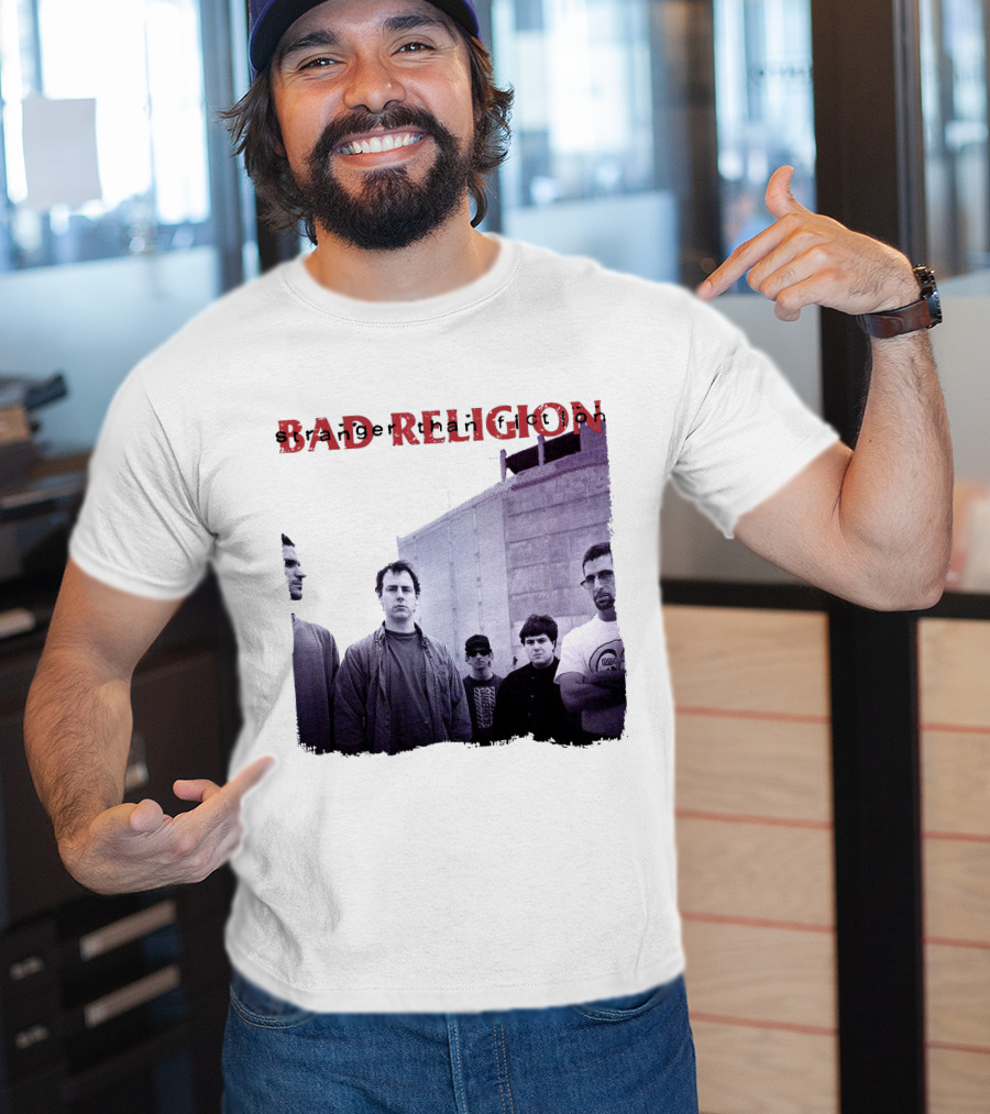 Bad Religion Band Photo На Тёмном Фоне T-Shirt