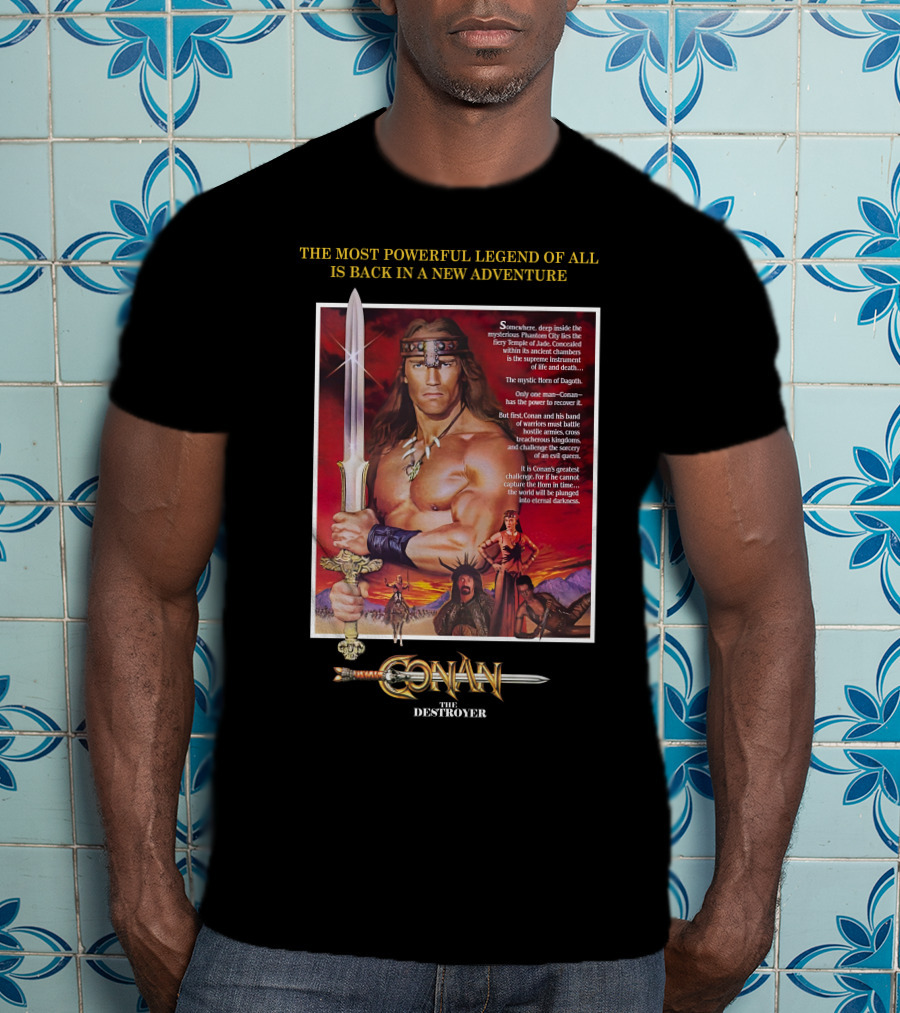 Conan The Destroyer The Most Powerful Legend Of All Is Back In A New Adventure T-Shirt