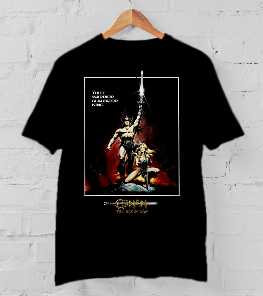 Conan The Barbarian Thief Warrior Gladiator King 28 T-Shirt