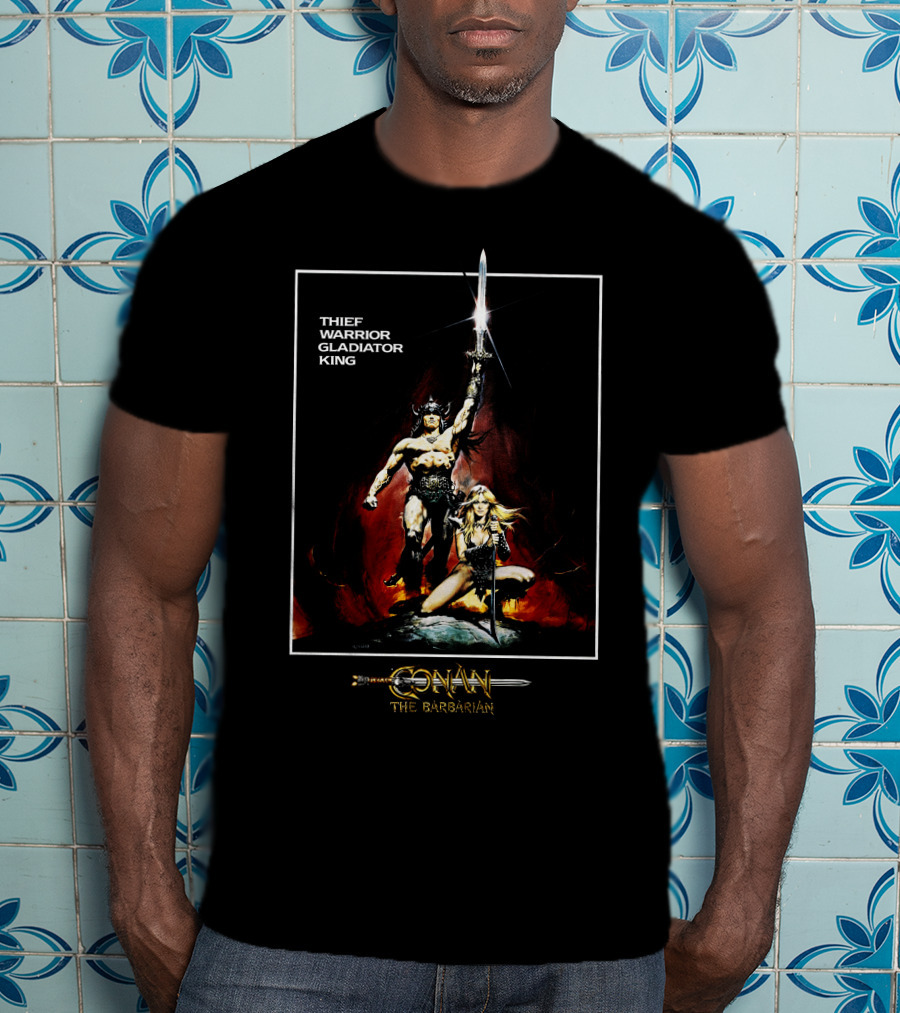 Conan The Barbarian Thief Warrior Gladiator King 28 T-Shirt
