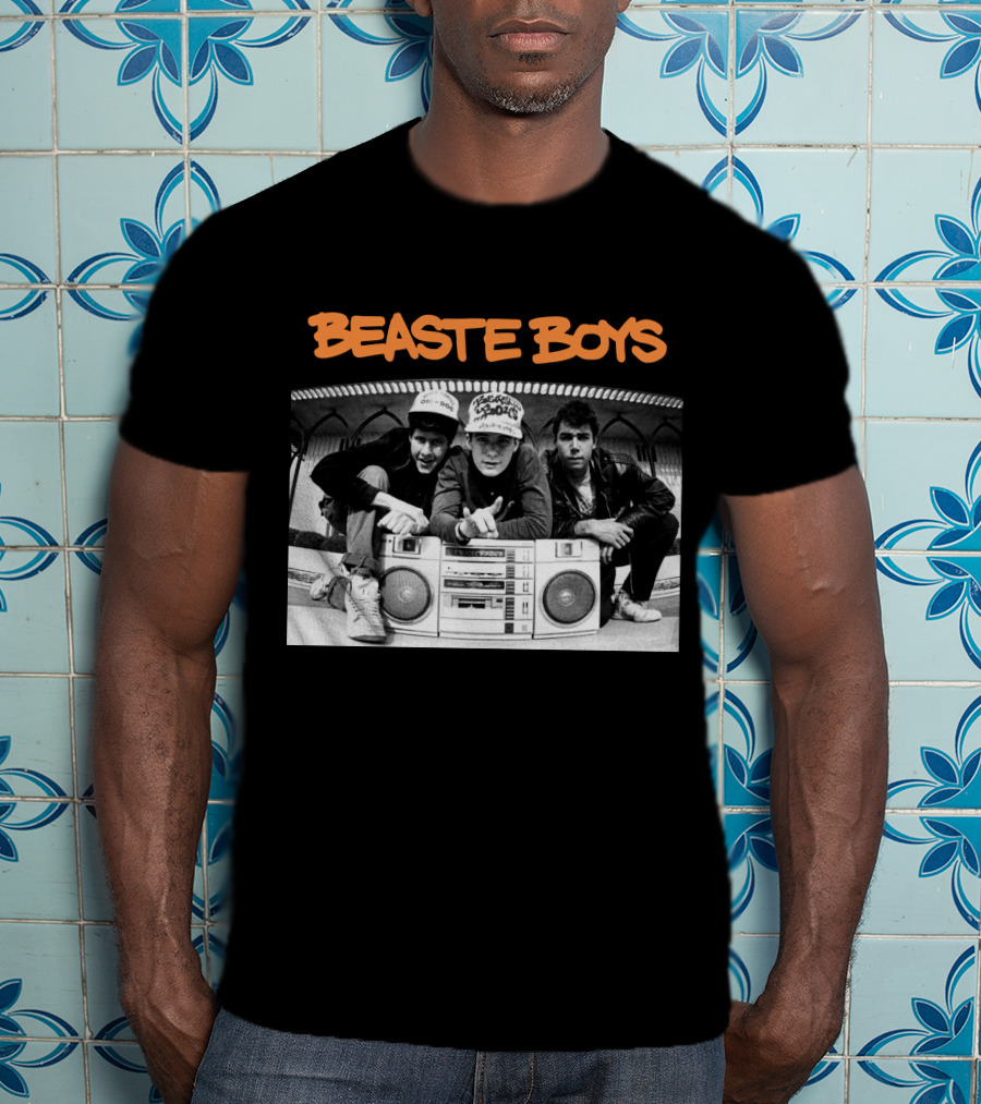Beaste Boys With Hip-Hop Trio And Boombox T-Shirt