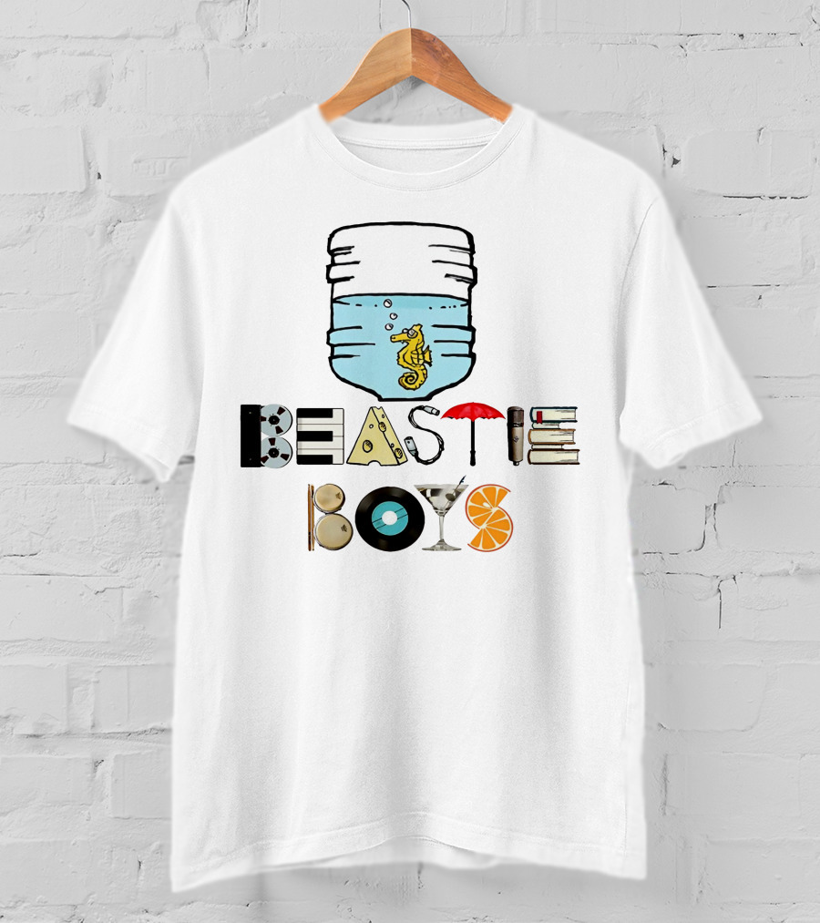 Beastie Boots Btb 23 Water Seahorse Vinyl Record Martini Orange Umbrella Books T-Shirt
