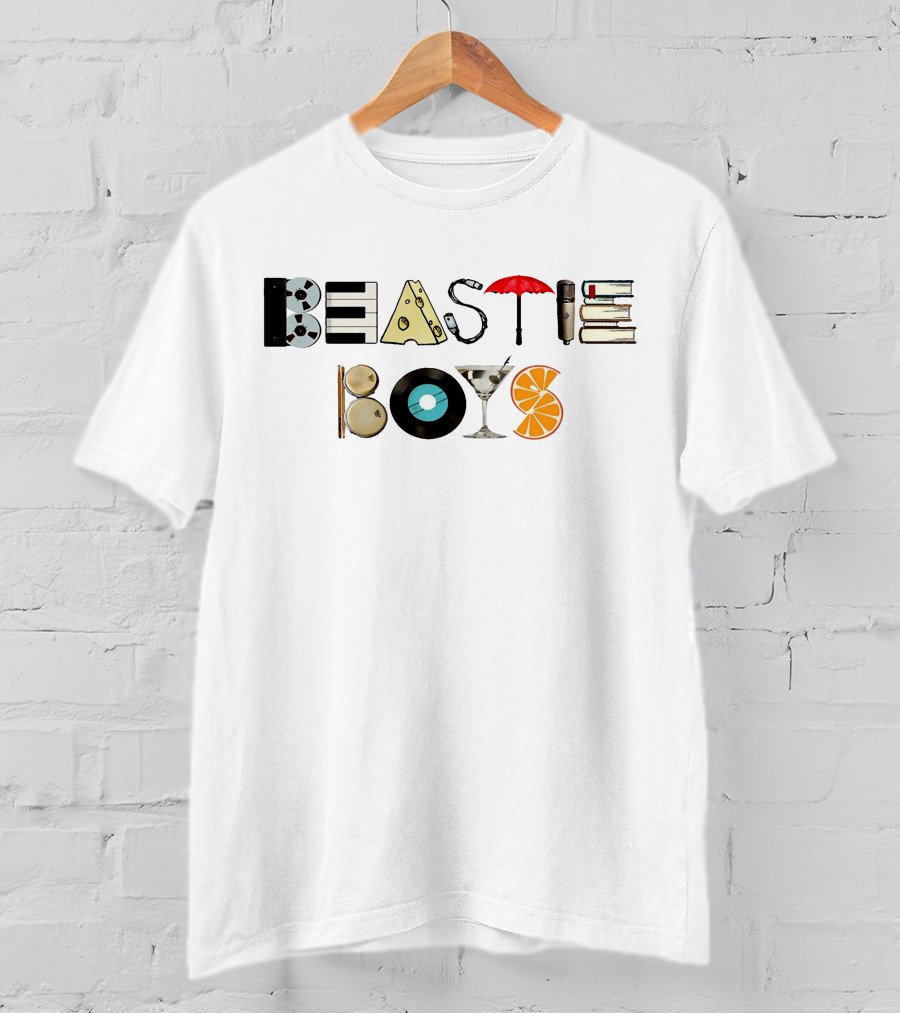 Beastie Boys Musical Icons And Elements T-Shirt