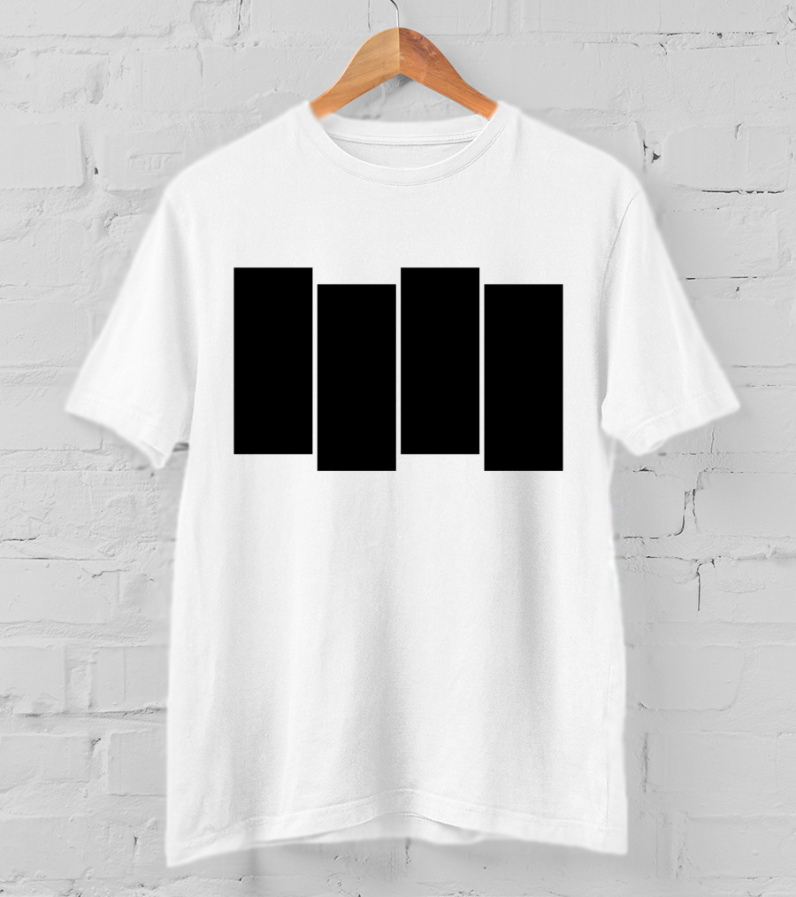Four Bars Iconic Symbol T-Shirt