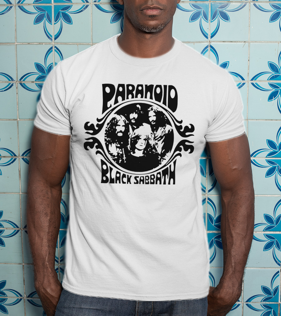 Paranoid Black Sabbath Retro Band Members T-Shirt