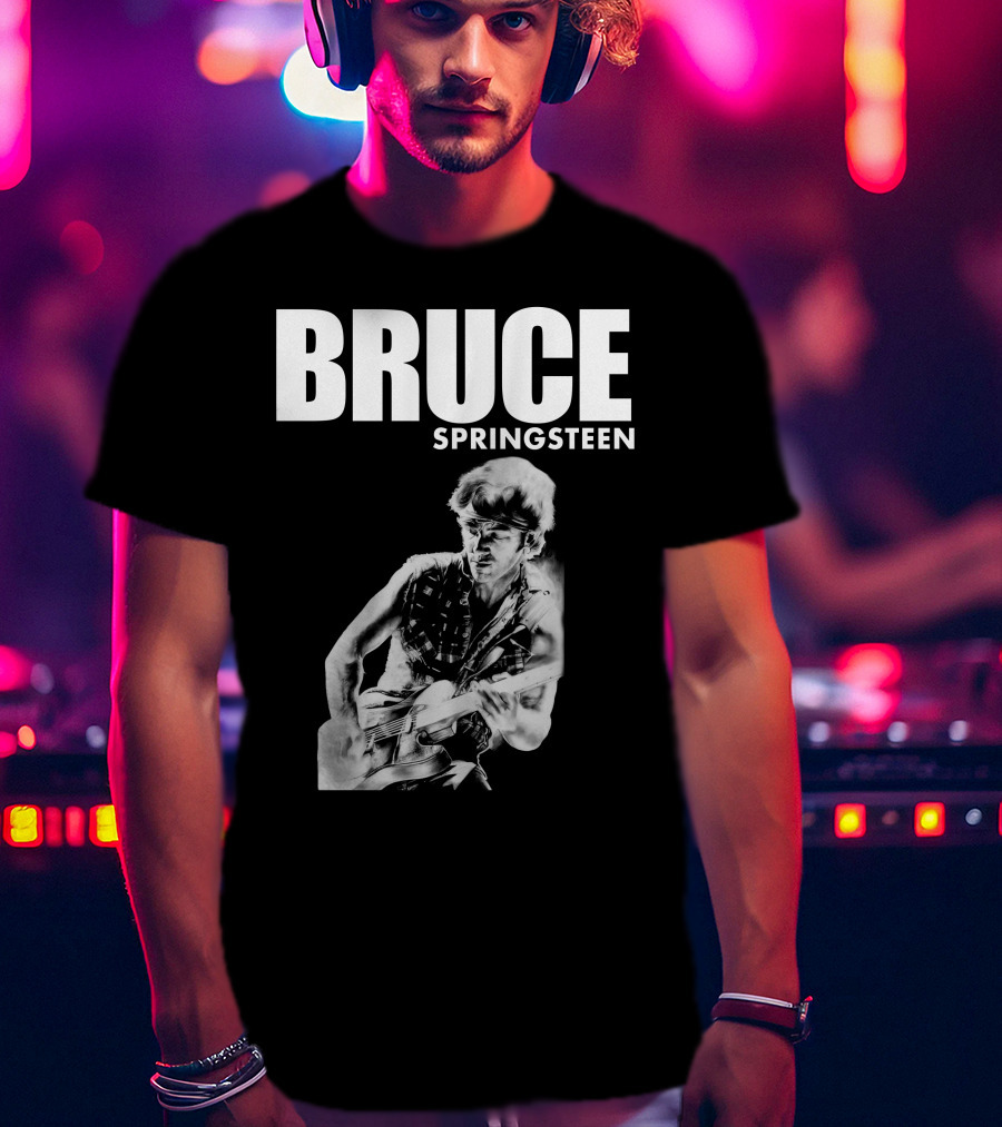 Bruce Springsteen Rock Music Brs T-Shirt