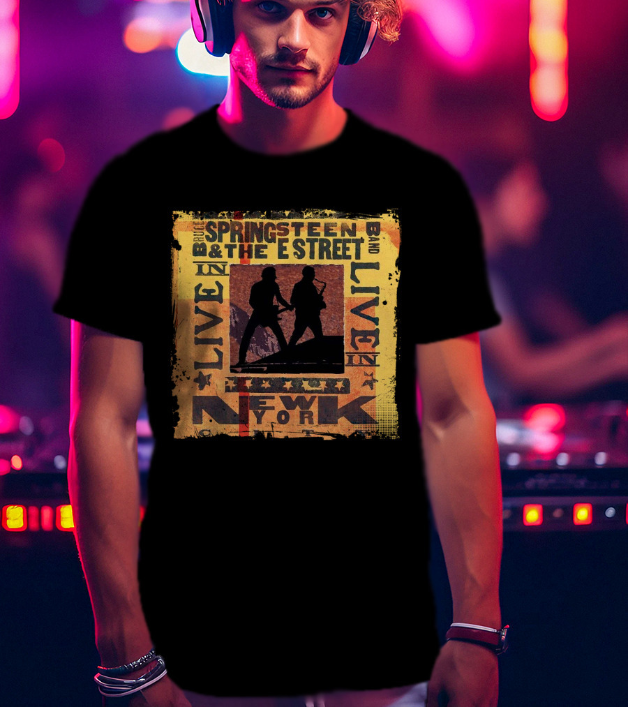 Bruce Springsteen & The E Street Band Live In New York T-Shirt