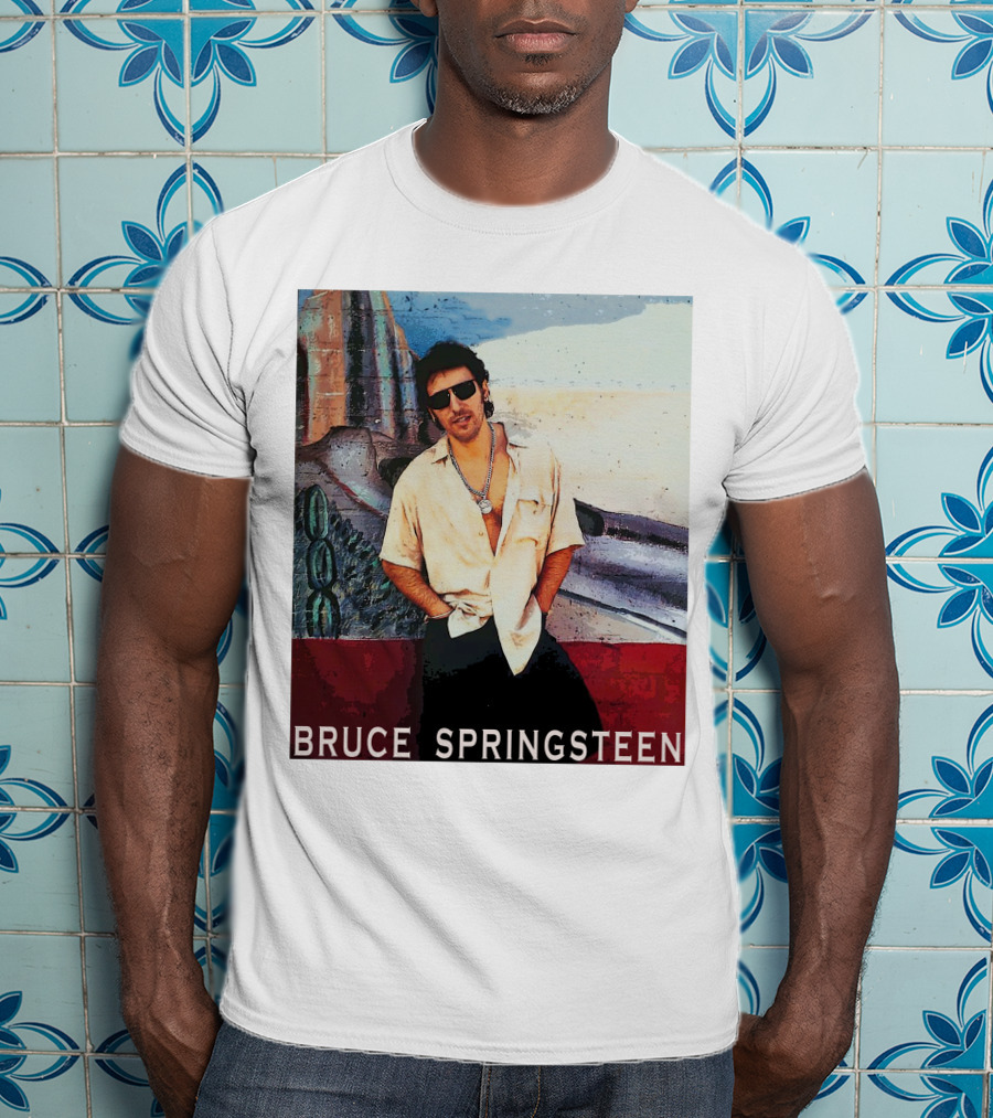 Bruce Springsteen Retro Sunglasses Style Music Legend T-Shirt