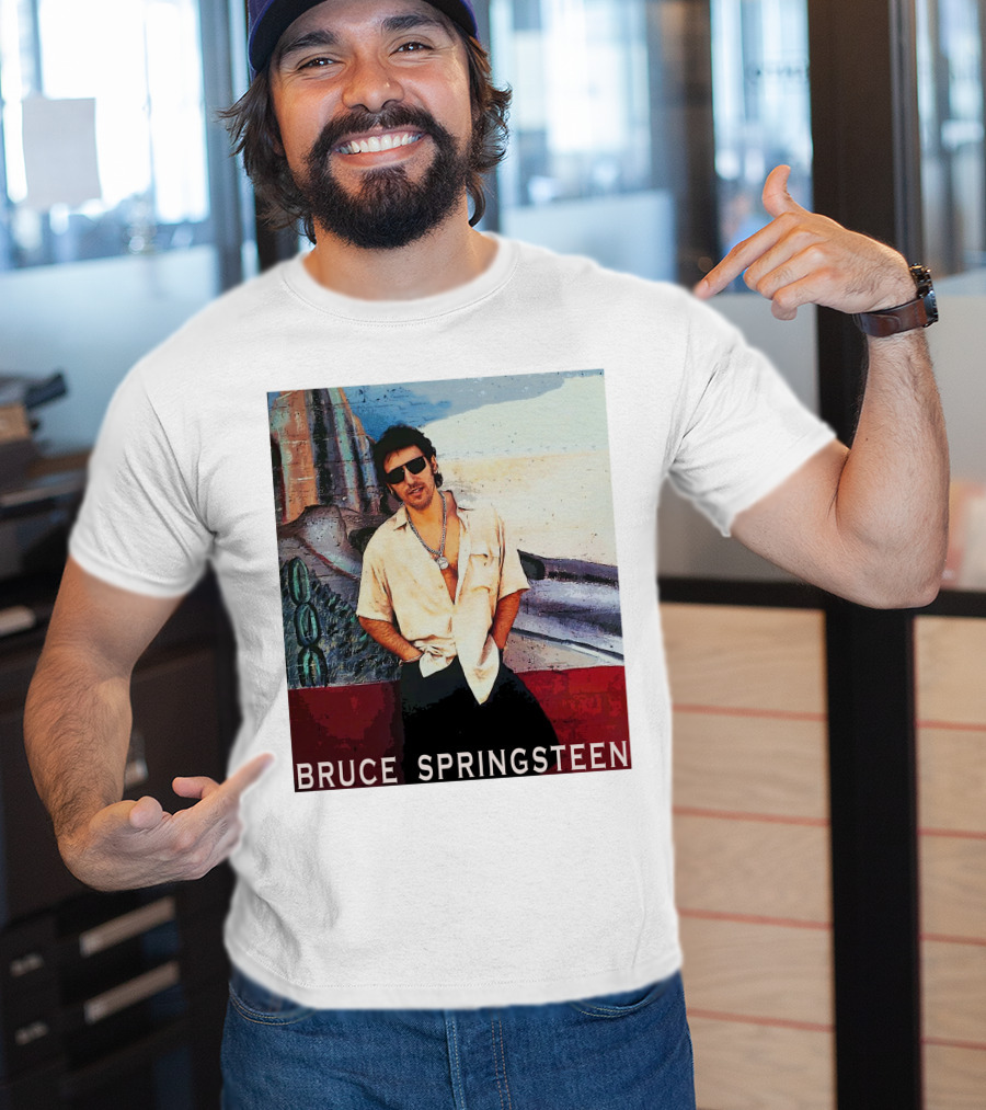 Bruce Springsteen Retro Sunglasses Style Music Legend T-Shirt