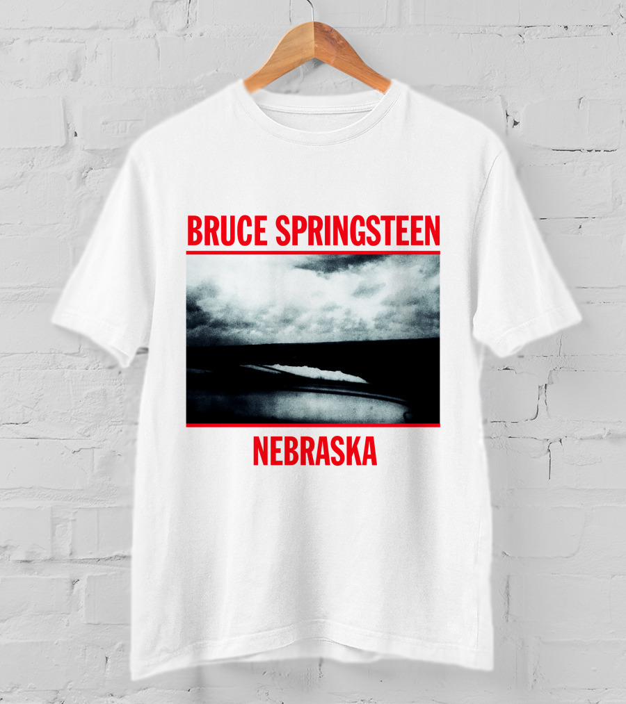 Bruce Springsteen Nebraska Album Cover Brs T-Shirt
