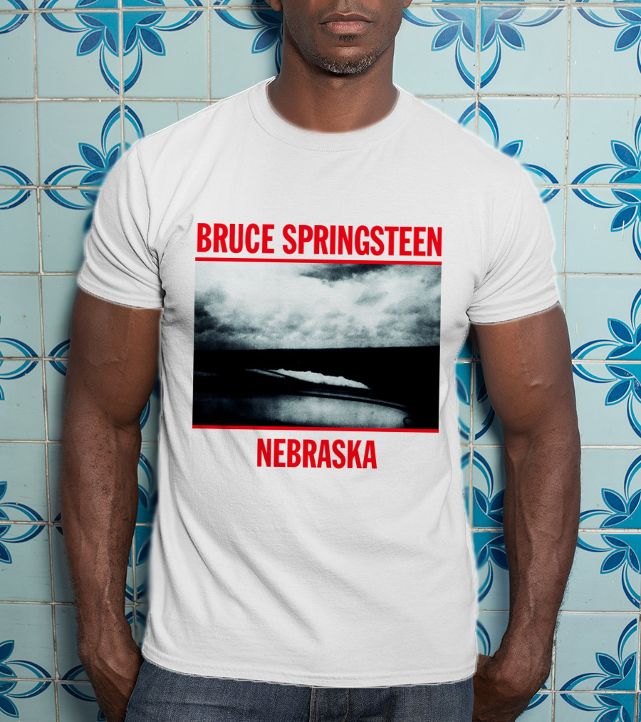 Bruce Springsteen Nebraska Album Cover Brs T-Shirt