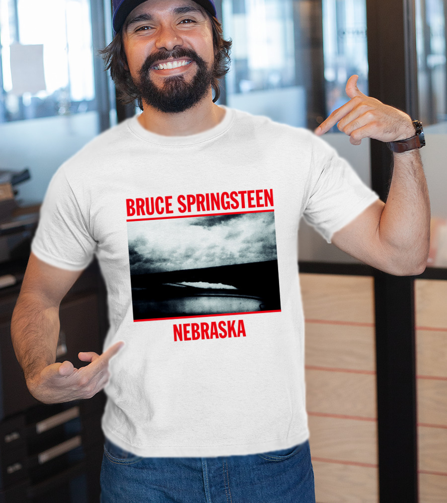 Bruce Springsteen Nebraska Album Cover Brs T-Shirt