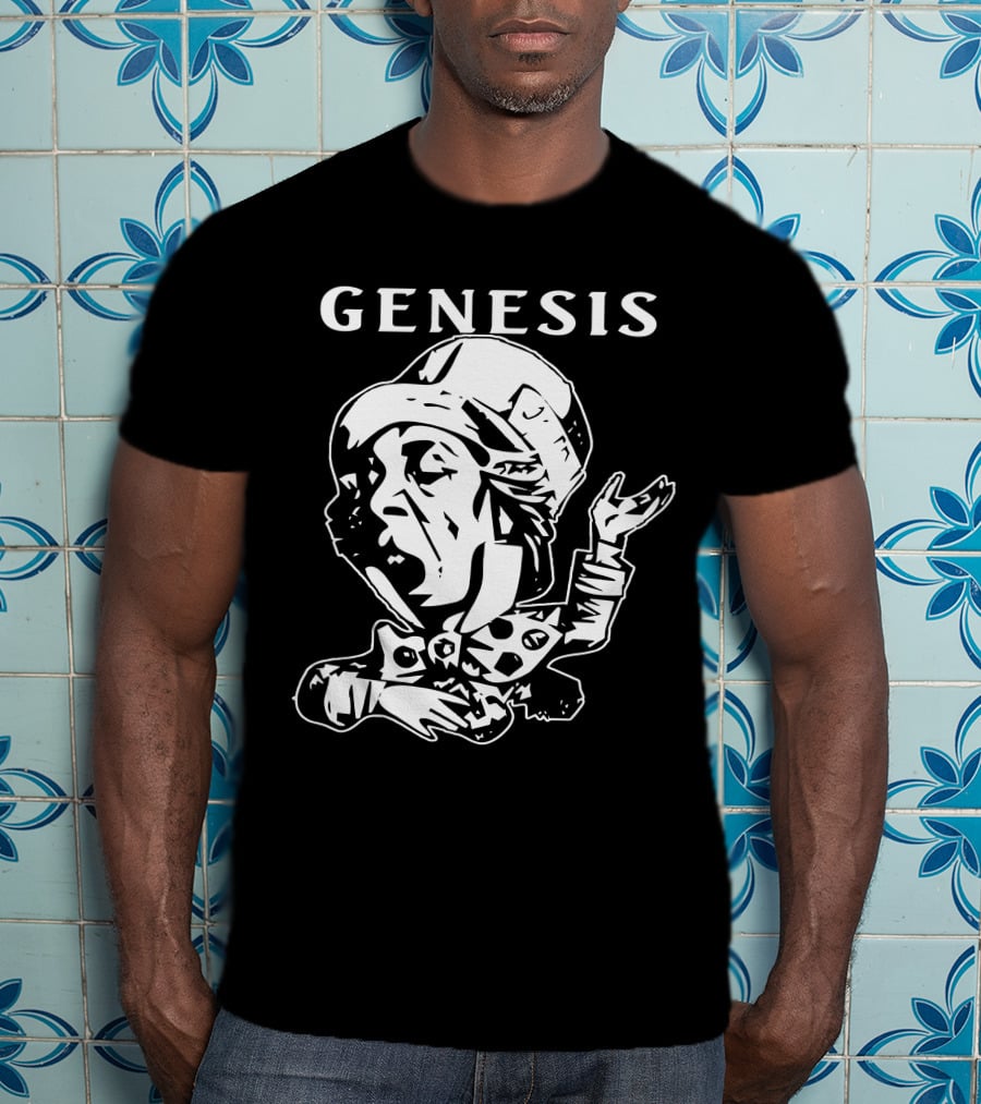 Genesis Trespass Style Face Art T-Shirt