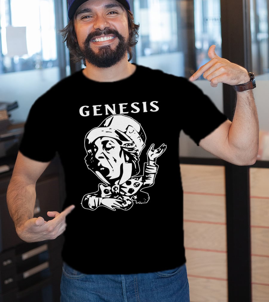 Genesis Trespass Style Face Art T-Shirt