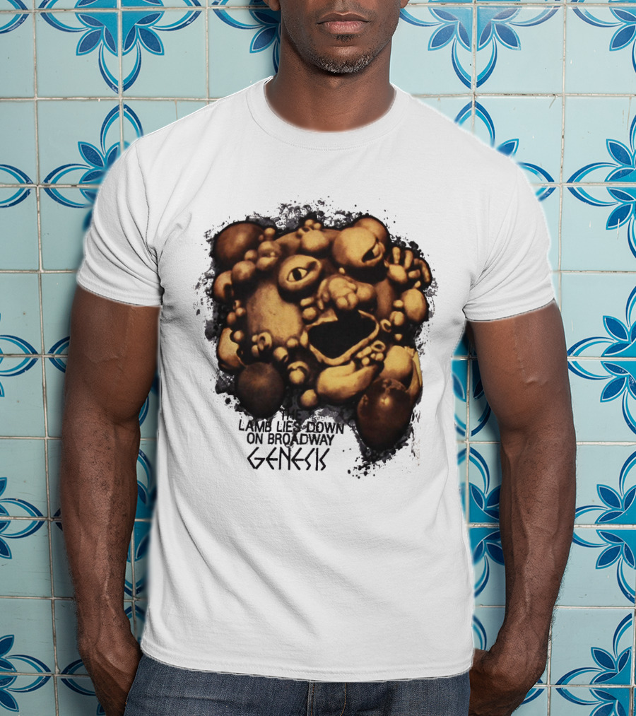 Genesis Lamb Lies Down On Broadway Album Art Bubble Mask T-Shirt