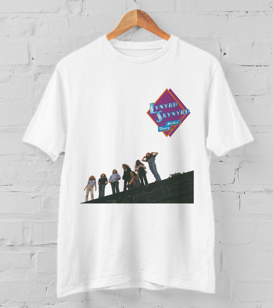 Lynyrd Skynyrd Nuthin' Fancy Band Members On Rooftop T-Shirt