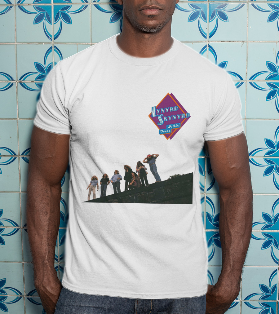Lynyrd Skynyrd Nuthin' Fancy Band Members On Rooftop T-Shirt