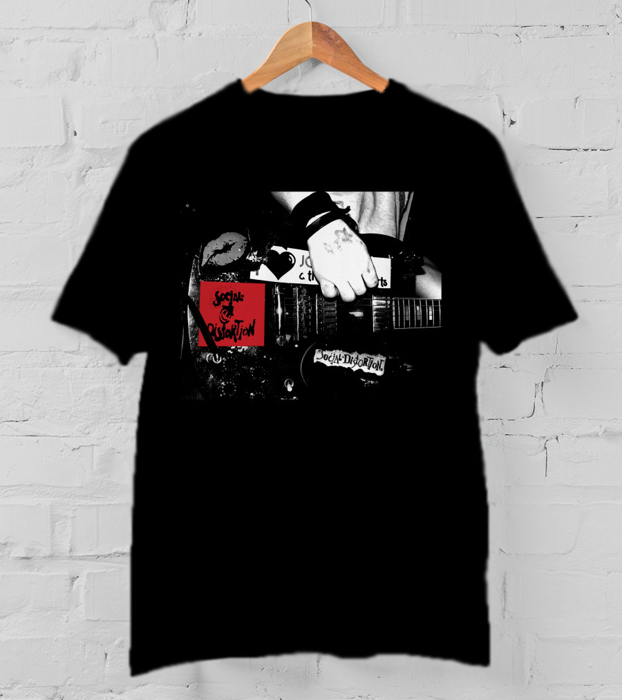 Social Distortion Guitar Punk Rock T-Shirt