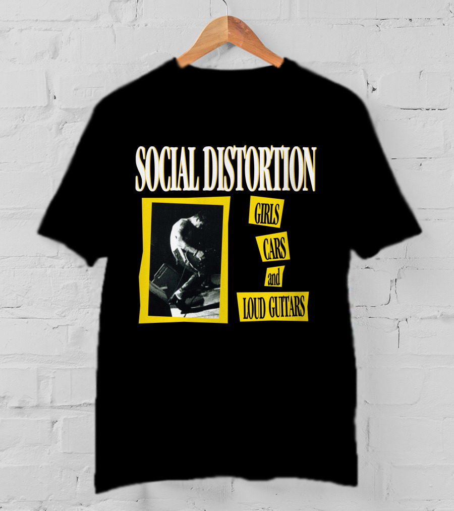 Social Distortion Girls Cars And Loud Guitars T-Shirt