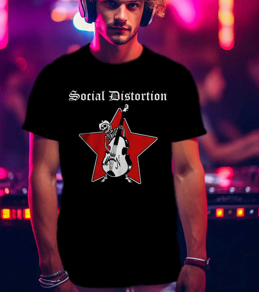 Social Distortion Skeleton Star T-Shirt