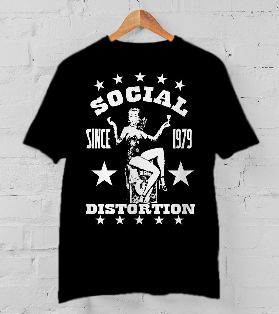 Social Distortion Since 1979 Retro Style T-Shirt