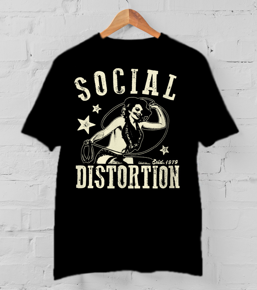 Social Distortion Est. 1979 Retro Pin-Up Star T-Shirt