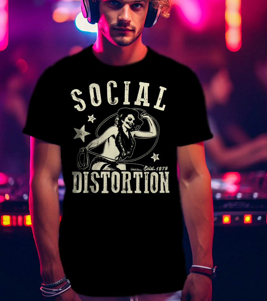 Social Distortion Est. 1979 Retro Pin-Up Star T-Shirt