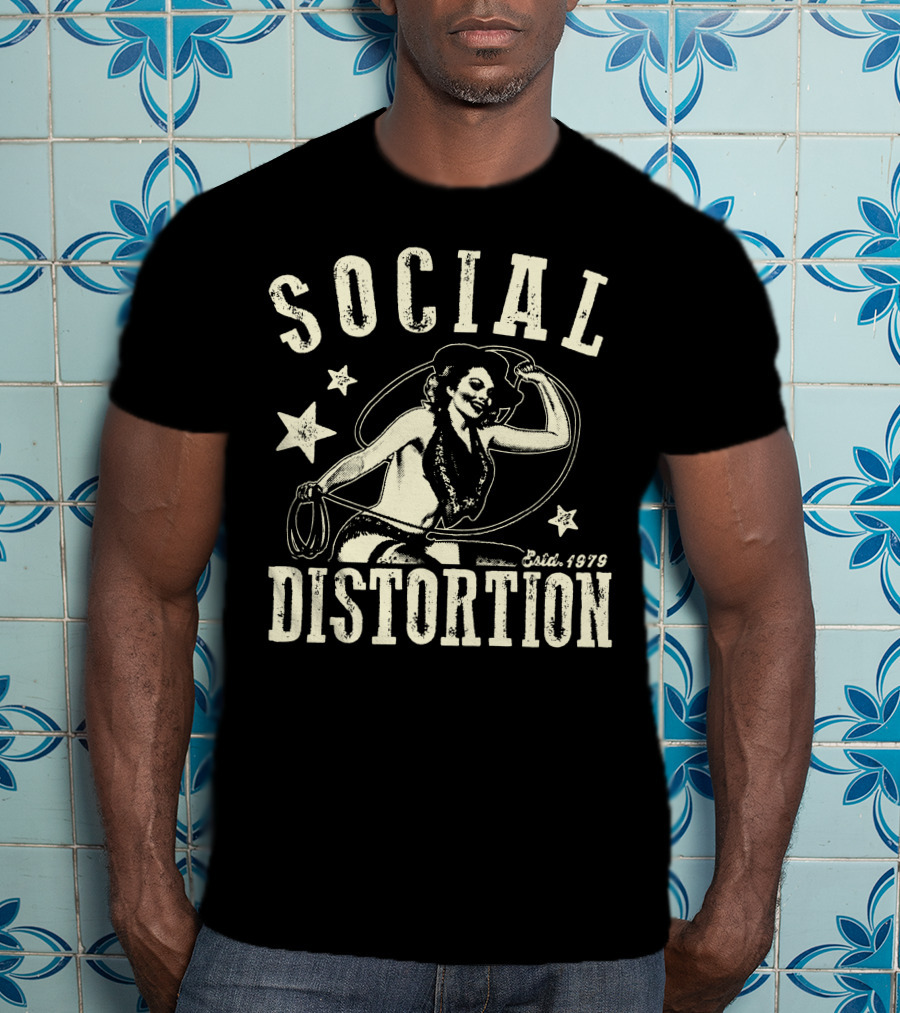 Social Distortion Est. 1979 Retro Pin-Up Star T-Shirt