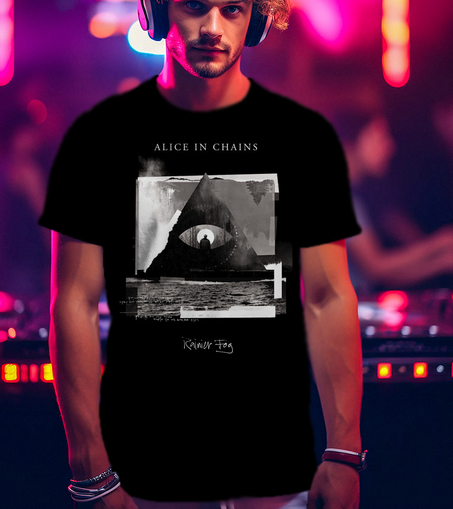 Alice In Chains Rainier Fog 17 Pyramid Eye T-Shirt