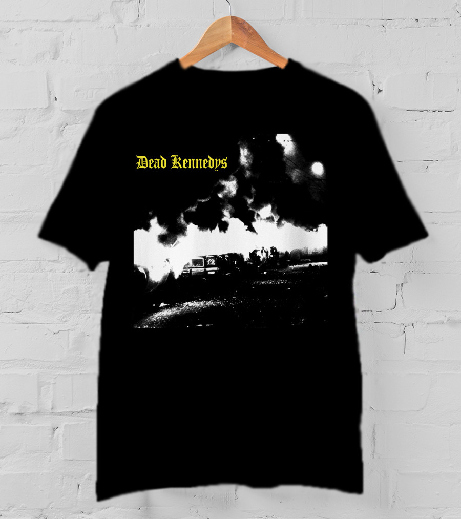Dead Kennedys Car Riot Scene T-Shirt