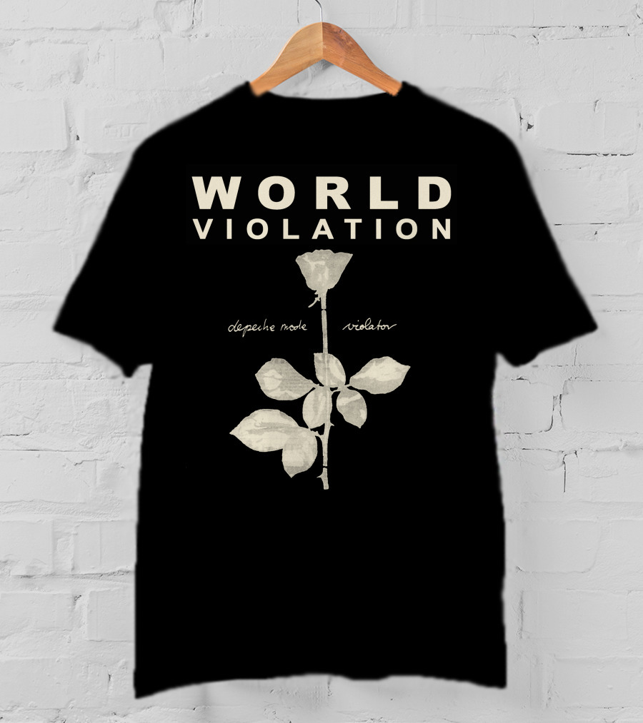 World Violation Depeche Mode Violator Rose T-Shirt