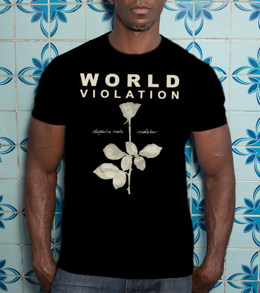World Violation Depeche Mode Violator Rose T-Shirt