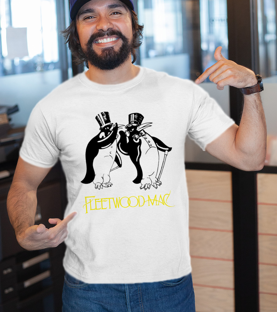 Fleetwood Mac Penguin Top Hat Duo T-Shirt