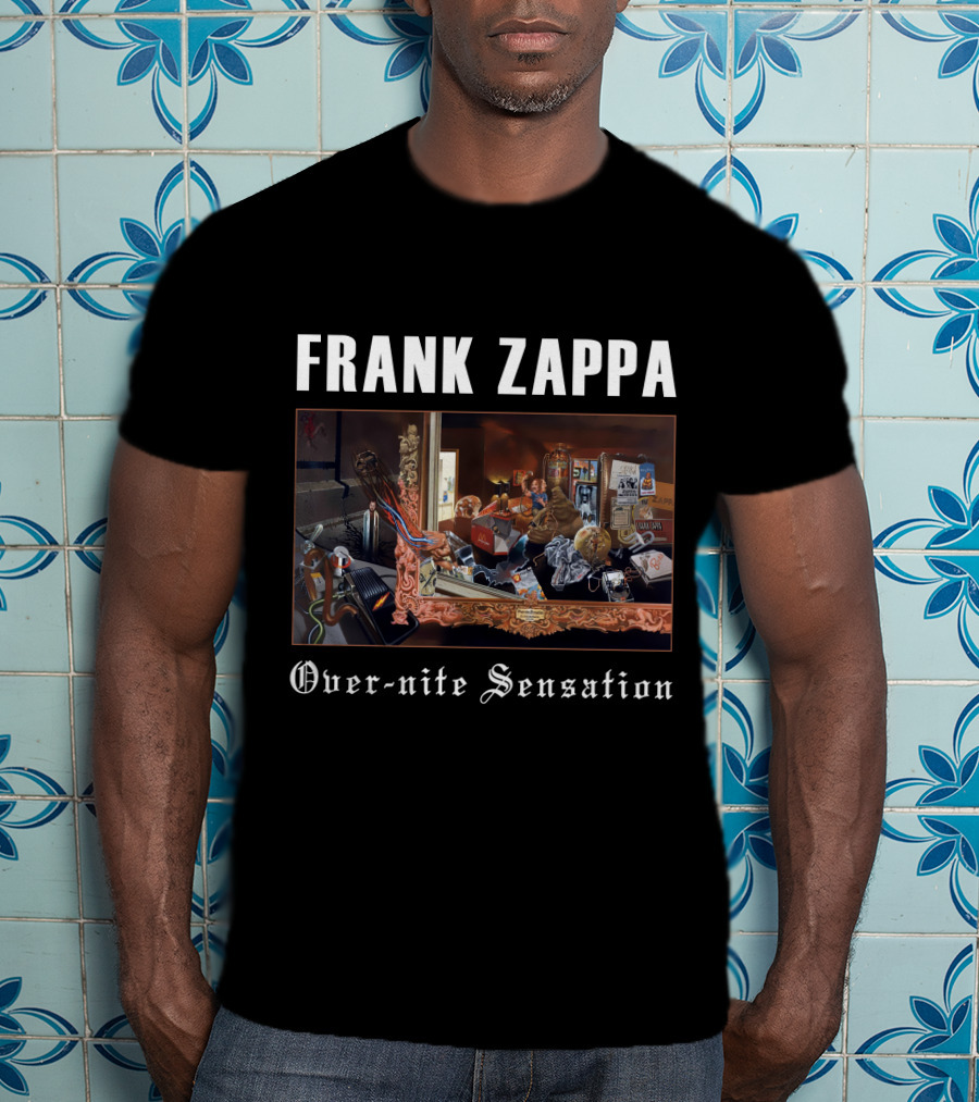 Frank Zappa Over-Nite Sensation Album Cover Artwork T-Shirt