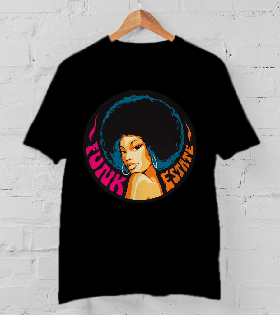 Funk Estate Afro Groove Vintage Style T-Shirt