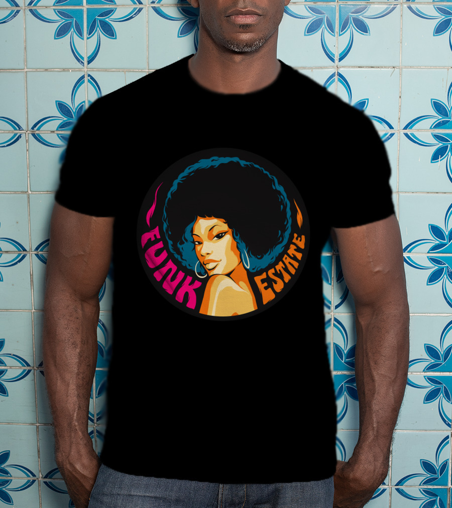Funk Estate Afro Groove Vintage Style T-Shirt