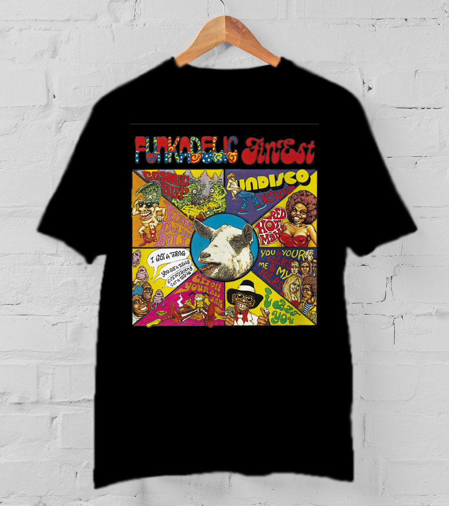 Funkadelic Finest Cosmic Slop Indisco Kid Joyful Bill T-Shirt