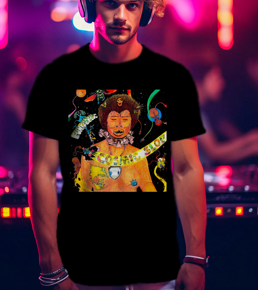Funkadelic Cosmic Slop Album Cover Art T-Shirt